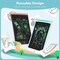 2 Pieces LCD Writing Tablet, 8.5 Inch Colorful Doodle Board Drawing Tablet for Kids, Kids Travel Games Activity Learning Toys Birthday Gifts for 3 4 5 6 Year Old Boys and Girls Toddlers